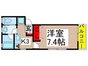 パ－クハイツの物件間取画像